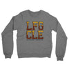 Lfg Cle Midweight French Terry Crewneck Sweatshirt-Graphite Heather-Allegiant Goods Co. Vintage Sports Apparel