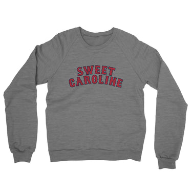 Boston Sweet Caroline Midweight French Terry Crewneck Sweatshirt-Allegiant Goods Co. Vintage Sports Apparel