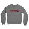 Columbus Varsity Midweight French Terry Crewneck Sweatshirt-Graphite Heather-Allegiant Goods Co. Vintage Sports Apparel