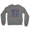 Hey-Ey-Ey-Ey Midweight French Terry Crewneck Sweatshirt-Graphite Heather-Allegiant Goods Co. Vintage Sports Apparel