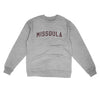 Missoula Varsity Midweight Crewneck Sweatshirt-Grey Heather-Allegiant Goods Co. Vintage Sports Apparel