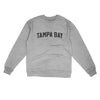 Tampa Bay Varsity Midweight Crewneck Sweatshirt-Grey Heather-Allegiant Goods Co. Vintage Sports Apparel