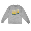 Oakland Vintage Repeat Midweight Crewneck Sweatshirt-Grey Heather-Allegiant Goods Co. Vintage Sports Apparel