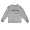 Orlando Varsity Midweight Crewneck Sweatshirt-Grey Heather-Allegiant Goods Co. Vintage Sports Apparel