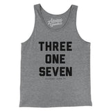 Indianapolis 317 Area Code Men/Unisex Tank Top-Allegiant Goods Co. Vintage Sports Apparel