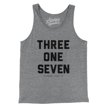 Indianapolis 317 Area Code Men/Unisex Tank Top-Allegiant Goods Co. Vintage Sports Apparel