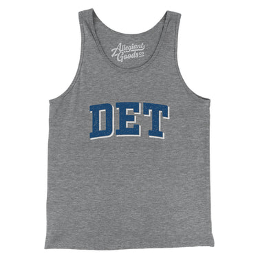 Det Varsity Men/Unisex Tank Top-Allegiant Goods Co. Vintage Sports Apparel