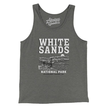 White Sands National Park Men/Unisex Tank Top-Allegiant Goods Co. Vintage Sports Apparel