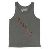 Philly Hockey Jersey Men/Unisex Tank Top-Grey TriBlend-Allegiant Goods Co. Vintage Sports Apparel