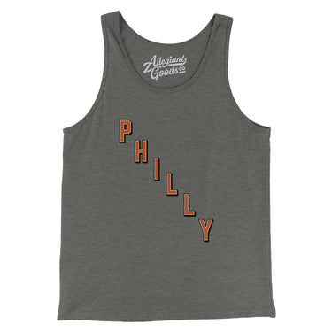 Philly Hockey Jersey Men/Unisex Tank Top-Grey TriBlend-Allegiant Goods Co. Vintage Sports Apparel