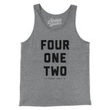 Pittsburgh 412 Men/Unisex Tank Top-Grey TriBlend-Allegiant Goods Co. Vintage Sports Apparel