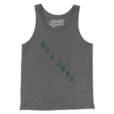 San Jose Hockey Jersey Men/Unisex Tank Top-Allegiant Goods Co. Vintage Sports Apparel