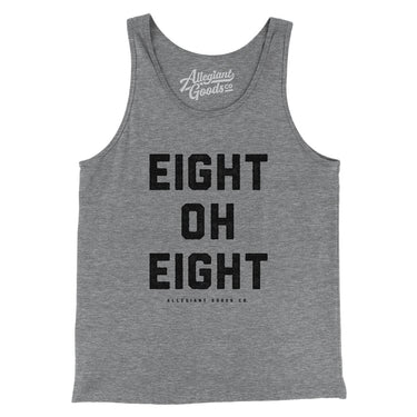 Honolulu 808 Area Code Men/Unisex Tank Top-Grey TriBlend-Allegiant Goods Co. Vintage Sports Apparel
