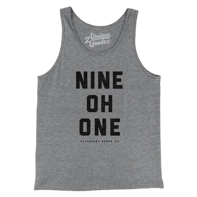Memphis 901 Men/Unisex Tank Top-Grey TriBlend-Allegiant Goods Co. Vintage Sports Apparel