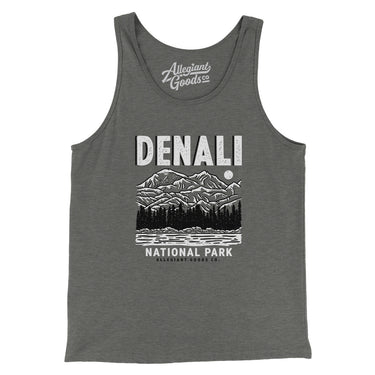 Denali National Park Men/Unisex Tank Top-Allegiant Goods Co. Vintage Sports Apparel