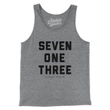Houston 713 Men/Unisex Tank Top-Allegiant Goods Co. Vintage Sports Apparel