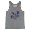 Let's Go Buffalo Men/Unisex Tank Top-Grey TriBlend-Allegiant Goods Co. Vintage Sports Apparel