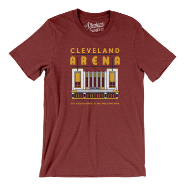 Cleveland Arena Men/Unisex T-Shirt-Allegiant Goods Co. Vintage Sports Apparel
