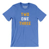 Los Angeles 213 Men/Unisex T-Shirt-Heather Columbia Blue-Allegiant Goods Co. Vintage Sports Apparel