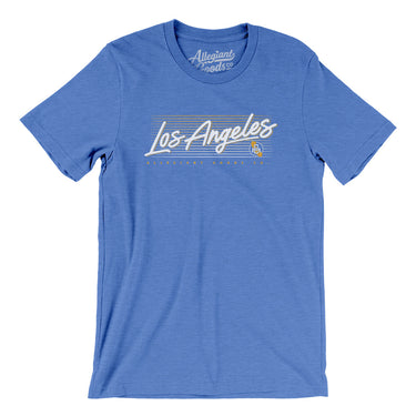 Los Angeles Retro Men/Unisex T-Shirt-Allegiant Goods Co. Vintage Sports Apparel
