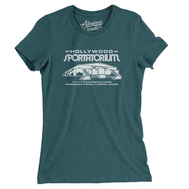 Hollywood Sportatorium Women's T-Shirt-Allegiant Goods Co. Vintage Sports Apparel