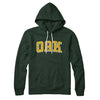 Oak Varsity Hoodie-Heather Forest-Allegiant Goods Co. Vintage Sports Apparel