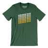 Green Bay Vintage Repeat Men/Unisex T-Shirt-Heather Forest-Allegiant Goods Co. Vintage Sports Apparel