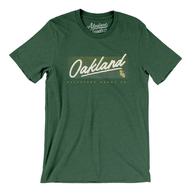 Oakland Retro Men/Unisex T-Shirt-Allegiant Goods Co. Vintage Sports Apparel