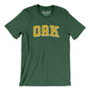 Oak Varsity Men/Unisex T-Shirt-Heather Forest-Allegiant Goods Co. Vintage Sports Apparel