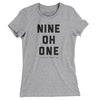 Memphis 901 Women's T-Shirt-Heather Grey-Allegiant Goods Co. Vintage Sports Apparel