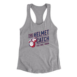 The Helmet Catch Women's Racerback Tank-Allegiant Goods Co. Vintage Sports Apparel