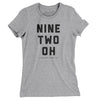 Green Bay 920 Area Code Women's T-Shirt-Heather Grey-Allegiant Goods Co. Vintage Sports Apparel