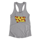 Montana Pizza State Women's Racerback Tank-Allegiant Goods Co. Vintage Sports Apparel