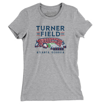 Turner Field Women's T-Shirt-Allegiant Goods Co. Vintage Sports Apparel