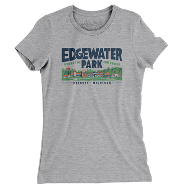 Edgewater Park Women's T-Shirt-Allegiant Goods Co. Vintage Sports Apparel