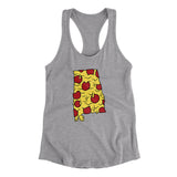 Alabama Pizza State Women's Racerback Tank-Allegiant Goods Co. Vintage Sports Apparel