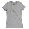 Pittsburgh Hockey Jersey Women's T-Shirt-Heather Grey-Allegiant Goods Co. Vintage Sports Apparel
