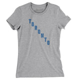Toronto Hockey Jersey Women's T-Shirt-Heather Grey-Allegiant Goods Co. Vintage Sports Apparel