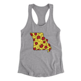 Missouri Pizza State Women's Racerback Tank-Allegiant Goods Co. Vintage Sports Apparel