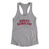 Boston Sweet Caroline Women's Racerback Tank-Allegiant Goods Co. Vintage Sports Apparel