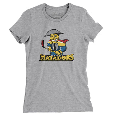 Miami Matadors Women's T-Shirt-Allegiant Goods Co. Vintage Sports Apparel
