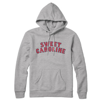 Boston Sweet Caroline Hoodie-Heather Grey-Allegiant Goods Co. Vintage Sports Apparel