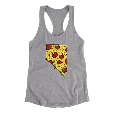 Nevada Pizza State Women's Racerback Tank-Allegiant Goods Co. Vintage Sports Apparel