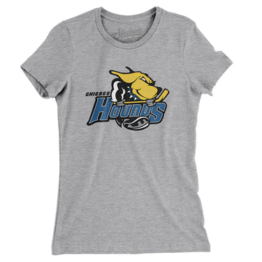 Chicago Hounds Women's T-Shirt-Allegiant Goods Co. Vintage Sports Apparel