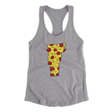 Vermont Pizza State Women's Racerback Tank-Allegiant Goods Co. Vintage Sports Apparel