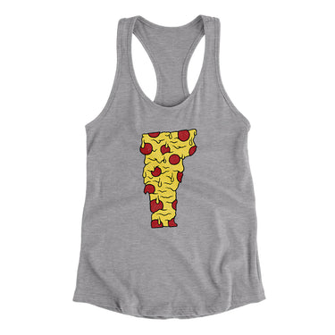 Vermont Pizza State Women's Racerback Tank-Allegiant Goods Co. Vintage Sports Apparel