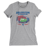 Arlington Stadium Women's T-Shirt-Allegiant Goods Co. Vintage Sports Apparel