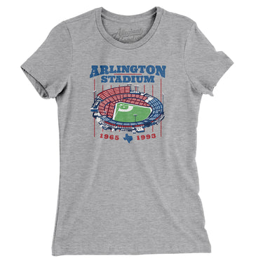 Arlington Stadium Women's T-Shirt-Allegiant Goods Co. Vintage Sports Apparel