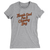 Thank God I’m A Country Boy Women's T-Shirt-Heather Grey-Allegiant Goods Co. Vintage Sports Apparel