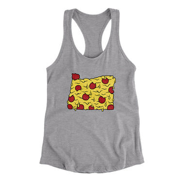 Oregon Pizza State Women's Racerback Tank-Allegiant Goods Co. Vintage Sports Apparel